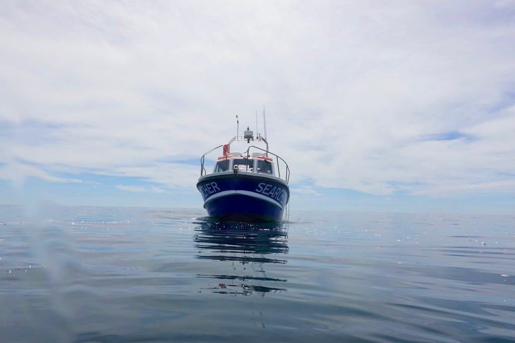 In Deep diveboat "Searcher"
